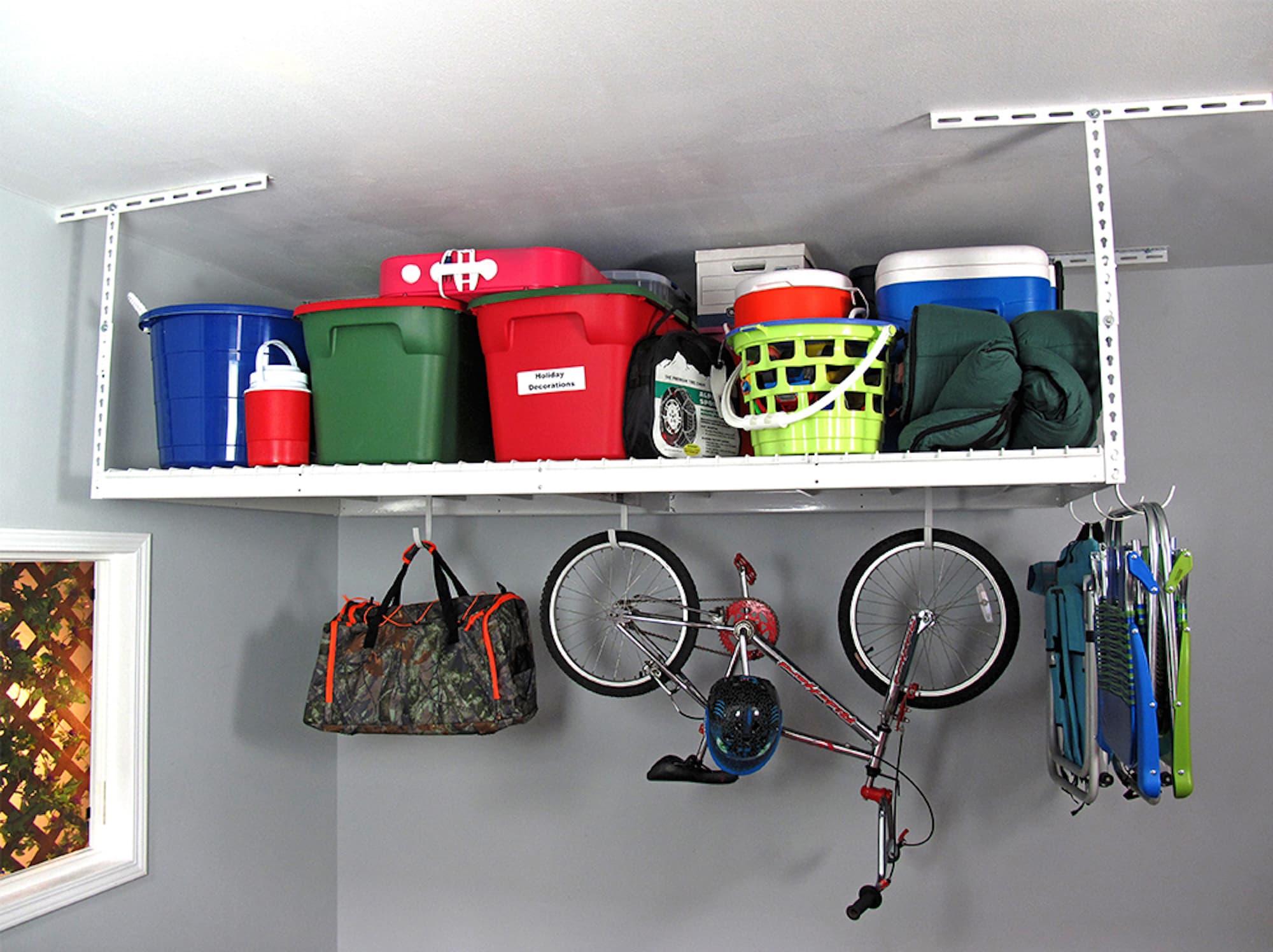 Overhead Storage Rack for Garage or Warehouse